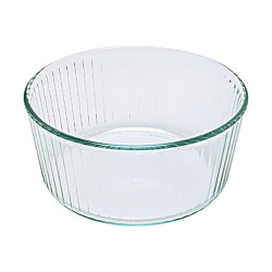 Oven Mould Pyrex Classic Souffle 21 x 21 x 10 cm Transparent Glass (4 Units)