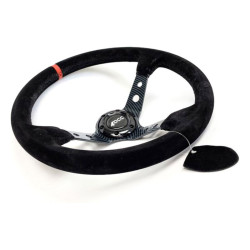 Racing Steering Wheel OCC Motorsport Black Black/Red Ø 35 cm