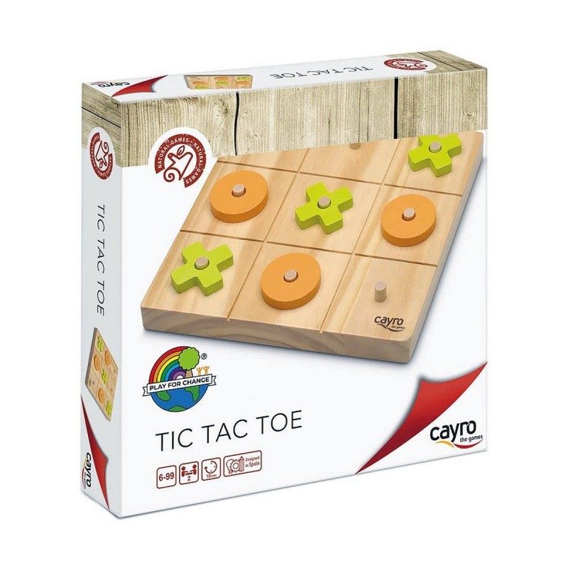 Three-in-a-Row Game Cayro Tic Tac Toe 20 x 20 x 4 cm