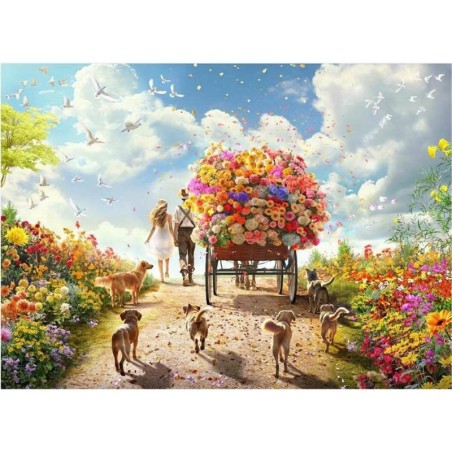 Puzzle Educa Flower Cart 1000 Pieces