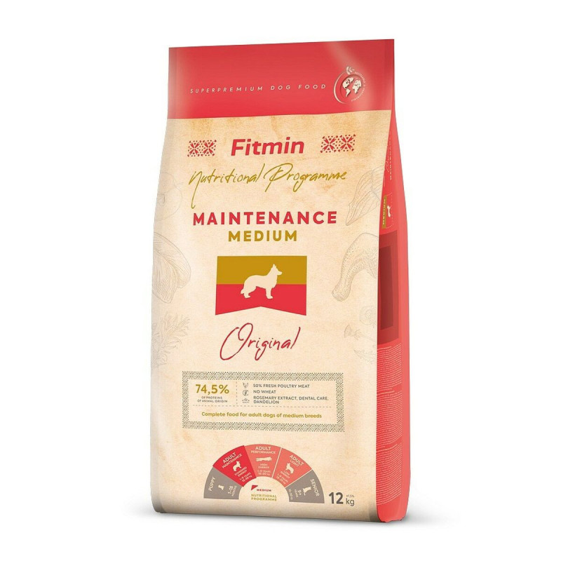 Fodder Fitmin Maintenance Medium Adult Birds 12 kg