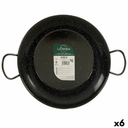 Paella Pan Ø 32 cm Enamelled Steel (6 Units)