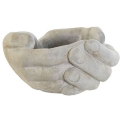 Valet Tray Home ESPRIT Cement Hands 24 x 22 x 12 cm