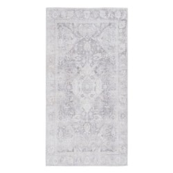 Carpet 80 x 150 cm Grey Polyester Cotton