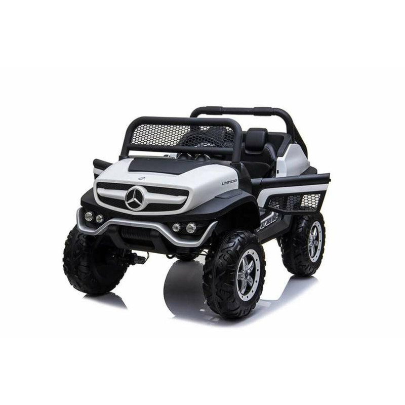 Children's Electric Car Mercedes Benz Unimog White 12 V