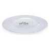 Flat plate Allure Ø 21 cm Transparent Glass (6 Units)