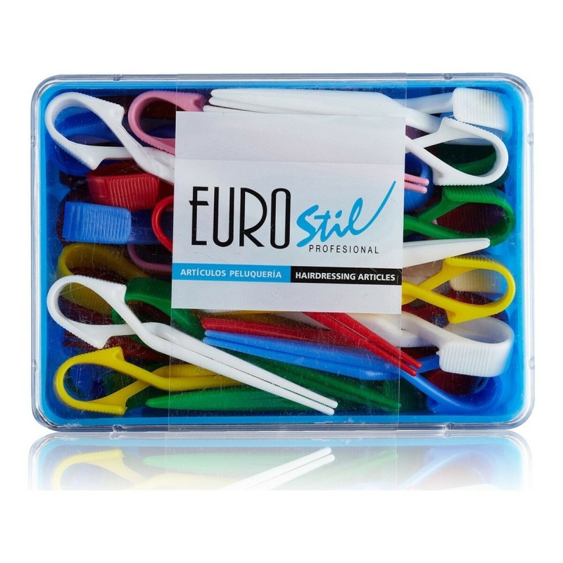 Hair clips Eurostil 5 DNS.PINZA Large