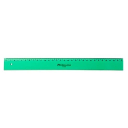 Ruler Faber-Castell 814 Green Plastic