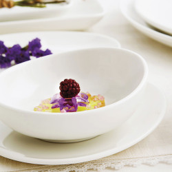 Flat plate Ariane Vital Coupe Ceramic White (Ø 31 cm) (6 Units)