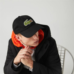 Sports Cap Lacoste Logo Oversize Black One size