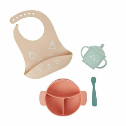 Dinnerware Set Babymoov Pink 4 Pieces