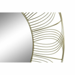 Wall mirror DKD Home Decor Golden Metal (60 x 4 x 60 cm)