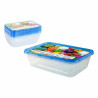 Set of 10 lunch boxes Privilege 49786 500 ml Rectangular 17,5 x 12 x 4 cm (24 Units)