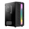 Micro ATX/ATX/ ITX Midtower Case Aerocool Prime RGB Black