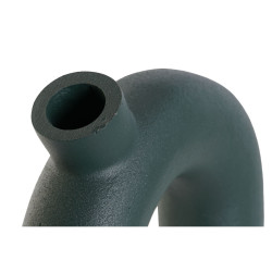 Vase Home ESPRIT Green Aluminium 19 x 5 x 17 cm (2 Units)