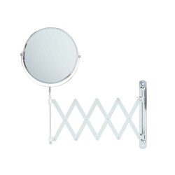 Magnifying Mirror Extendable Ø 17 cm Metal (6 Units)