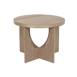 Side table DKD Home Decor 50 x 50 x 38 cm Natural Pinewood