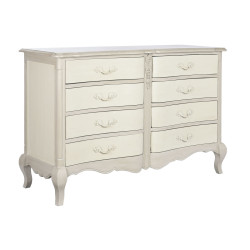 Chest of drawers DKD Home Decor 140 x 50 x 90 cm Cream Mango wood MDF Wood