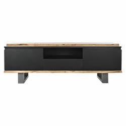 TV furniture DKD Home Decor Black 145 x 45 x 50 cm Brown Mango wood