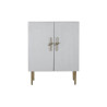 Occasional Furniture DKD Home Decor BAR Golden White Iron Mango wood (85 x 45 x 110 cm)