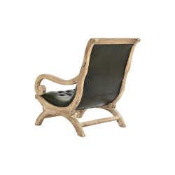 Armchair DKD Home Decor Green Mango wood 65 x 98 x 94 cm