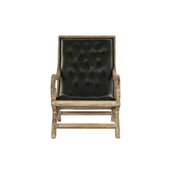 Armchair DKD Home Decor Green Mango wood 65 x 98 x 94 cm