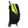 School Rucksack with Wheels Real Betis Balompié Black Lime 32 x 44 x 16 cm