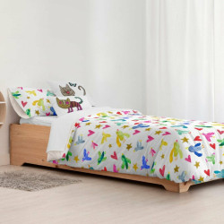 Nordic cover Decolores Ocells Multicolour 220 x 220 cm