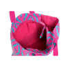 Beach Bag DKD Home Decor Blue Green Orange Fuchsia 55 x 14 x 35 cm (3 Units)