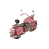 Decorative Figure DKD Home Decor 28 x 10 x 16 cm Pink Motorbike Green Yellow Vintage (3 Pieces)