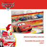 Child's Puzzle Cars Double-sided 60 Pieces 50 x 35 cm (12 Units)