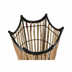 Umbrella stand DKD Home Decor Rattan Black Metal (32 x 32 x 50 cm)