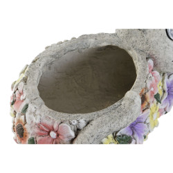 Planter Home ESPRIT Grey Magnesium 34 x 23 x 26 cm (2 Units)