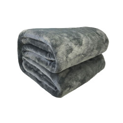 Blanket Poyet  Motte Dark grey 240 x 220 cm