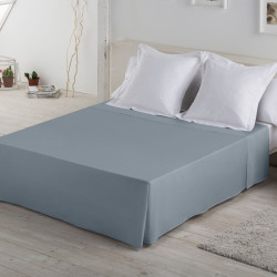 Top sheet Alexandra House Living Steel Steel Grey 220 x 275 cm