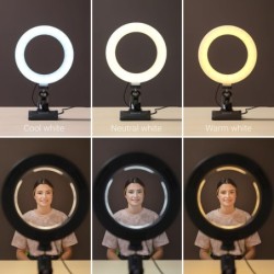 Selfie Ring Light with Clip Lumahoop InnovaGoods