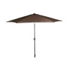 Sunshade DKD Home Decor Black Brown Steel 300 x 300 x 250 cm