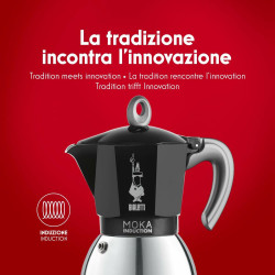 Italian Coffee Pot Bialetti 0006936 Metal Aluminium