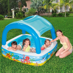 Inflatable Paddling Pool for Children Bestway 140 x 140 x 114 cm