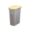 Rubbish bin Stefanplast Yellow Grey Plastic 25 L (6 Units)