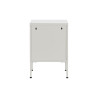 Nightstand Home ESPRIT White Metal 35 x 35 x 51 cm