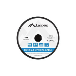 HDMI Cable Lanberg CA-HDMI-30FB-0300-BK 30 m