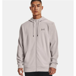 Men's Sports Jacket Under Armour Rival Light grey With hood