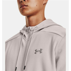 Men's Sports Jacket Under Armour Rival Light grey With hood