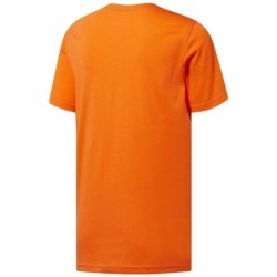 Men’s Short Sleeve T-Shirt Reebok Sportswear Rebelz Orange