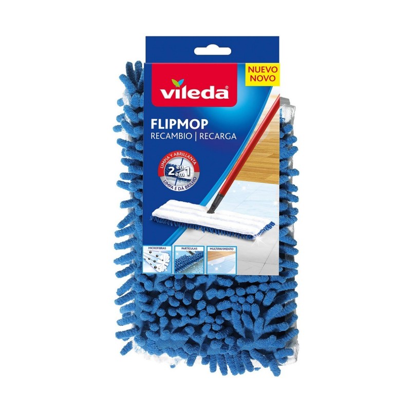 Mop Replacement To Scrub Vileda Microfibres (45 x 12 cm)