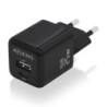 Wall Charger Aisens ASCH-25W2P015-BK Black 25 W (1 Unit)