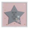 Decorative Figure DKD Home Decor Star LED Grey Pink 30 x 3 x 30 cm