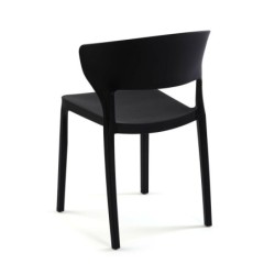 Chair Versa Black 39,5 x 79 x 41,5 cm (4 Units)