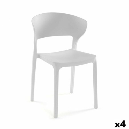 Chair Versa White 39,5 x 79 x 41,5 cm (4 Units)